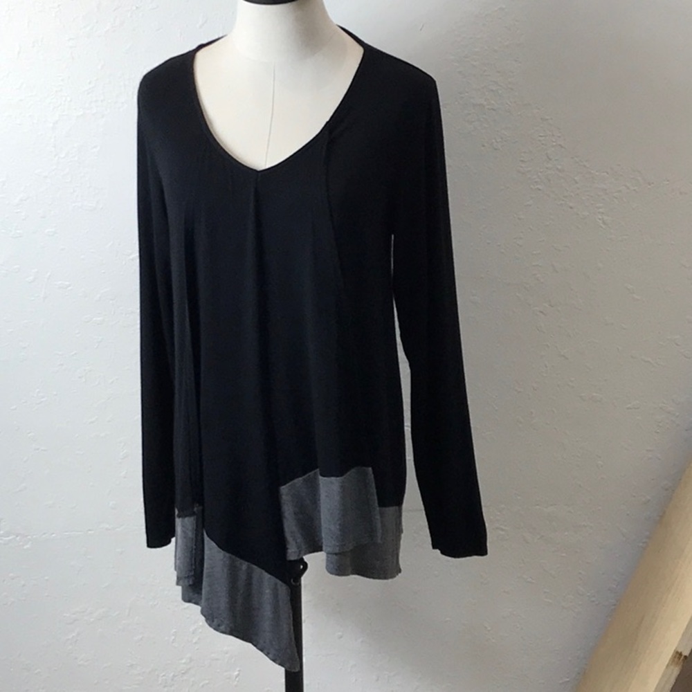 Unbalanced fashion top